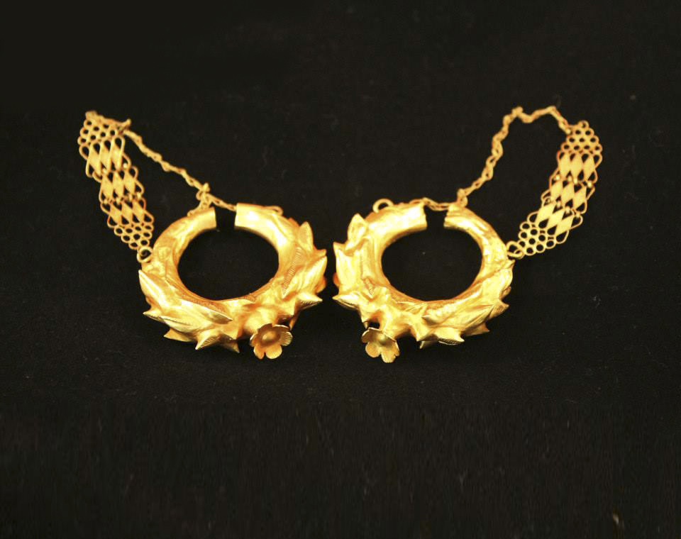 Gold Marwadi Ear Ring11.67g