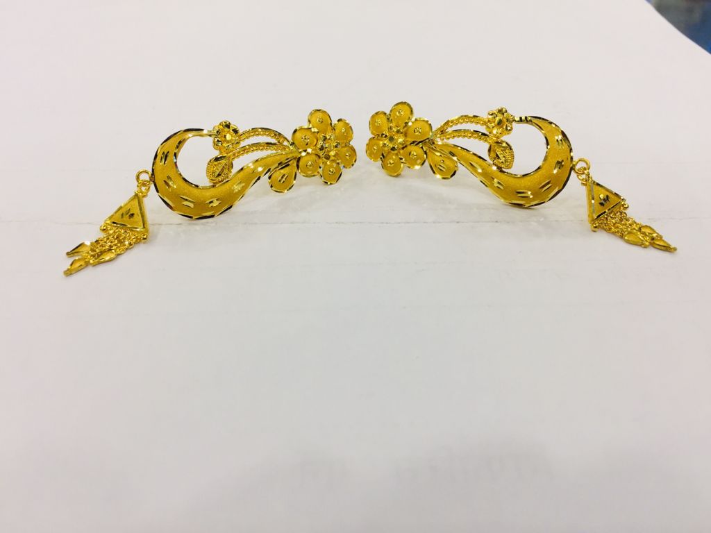 Gold Ramlila jhumka (8.75gm)