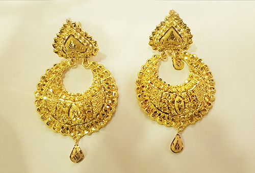 Ramlila jhumka (8.75gm)gold