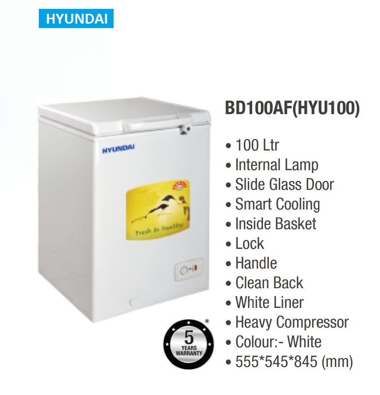 Hyundai 100L Chest Freezer